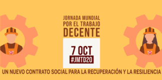 LA RECONSTRUCCIÓN SOLO SERÁ POSIBLE CON TRABAJO DECENTE