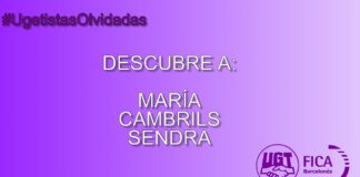 #UgetistasOlvidadas – DESCUBRE A: MARÍA CAMBRILS SENDRA