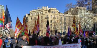 ÈXIT A LA MANIFESTACIÓ DEL SECTOR DEL METALL PEL COMPLIMENT DEL SEU CONVENI COL·LECTIU