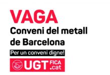 HUELGA CONVENIO DEL METAL DE BARCELONA 27 Y 28 DE OCTUBRE