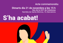 COMMEMORACIÓ DEL DIA INTERNACIONAL PER A L’ELIMINACIÓ DE LA VIOLÈNCIA CONTRA LES DONES