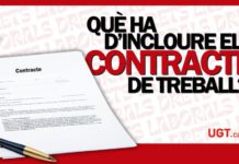 QUÈ HA D’INCLOURE UN CONTRACTE DE TREBALL?