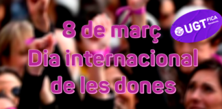 8-M: PER UNA SOCIETAT FEMINISTA, FES-TE CORRESPONSABLE. ACTES COMMEMORATIUS PEL DIA INTERNACIONAL DE LES DONES