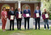 LOS AGENTES SOCIALES Y EL GOBIERNO FIRMAN EL ACUERDO SOBRE PENSIONES