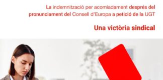 JORNADA SOBRE LA INDEMNITZACIÓ PER ACOMIADAMENT DESPRÉS DEL PRONUNCIAMENT DEL CONSELL D’EUROPA: UNA VICTÒRIA SINDICAL
