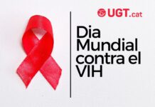 DIA MUNDIAL DE LA LLUITA CONTRA LA SIDA – UGT DE CATALUNYA SE SUMA AL DEPARTAMENT DE SALUT SOTA EL LEMA “CONTINUEM AVANÇANT”