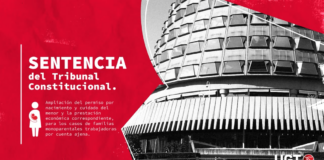 UGT CELEBRA LA SENTENCIA DEL TC QUE AMPLIA DERECHOS PARA LAS FAMILIAS MONOPARENTALES