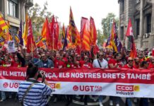 ELS TREBALLADORS I TREBALLADORES DEL METALL MANTENEN LA VAGA A CAUSA DEL RETROCÉS EN LA PROPOSTA DE LA PATRONAL