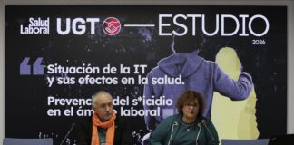 UGT PRESENTA EL INFORME «SITUACIÓN DE LA IT Y SUS EFECTOS EN LA SALUD. LA PREVENCIÓN DEL SUICIDIO EN EL ÁMBITO LABORAL»