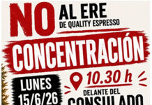 LA PLANTILLA DE QUALITY ESPRESSO VUELVE A MOVILIZARSE HOY CONTRA EL ERE