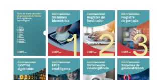 LA UGT DE CATALUNYA PRESENTA UNA COL·LECCIÓ PIONERA DE GUIES SOBRE INTEL·LIGÈNCIA ARTIFICIAL, VIGILÀNCIA TECNOLÒGICA I DRETS LABORALS