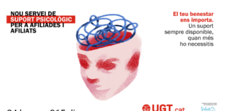 LA UGT DE CATALUNYA IMPULSA UN SERVEI DE SUPORT PSICOLÒGIC