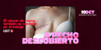 UGT RECLAMA INCLUIR EL CÁNCER DE MAMA EN EL LISTADO DE ENFERMEDADES PROFESIONALES