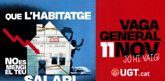 L’11-N: VAGA GENERAL PER UNS SALARIS DIGNES, UN HABITATGE ASSEQUIBLE I UNA VIDA MILLOR